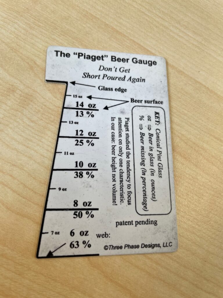 The beer gauge